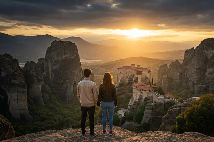 Athens to Meteora & Thermopylae: Private Private Day Trip to Meteora Monasteries & Thermopylae photo 1
