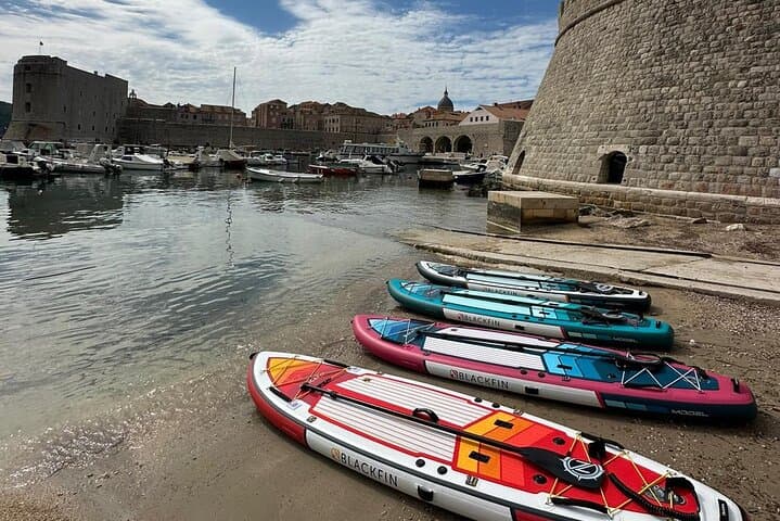 Sunset Paddleboard Tour From Lokrum Island to Dubrovnik Old Town
