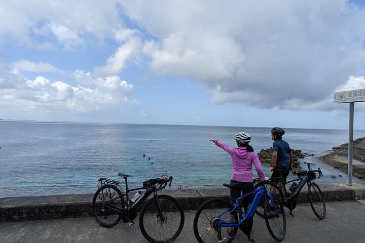 Naha Half-Day Historical Bike Tour — Naminoue Shrine, Shurijo Castle & Coastal Rides