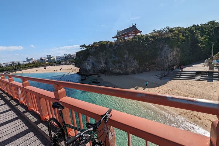 Naha Half-Day Historical Bike Tour — Naminoue Shrine, Shurijo Castle & Coastal Rides photo 3