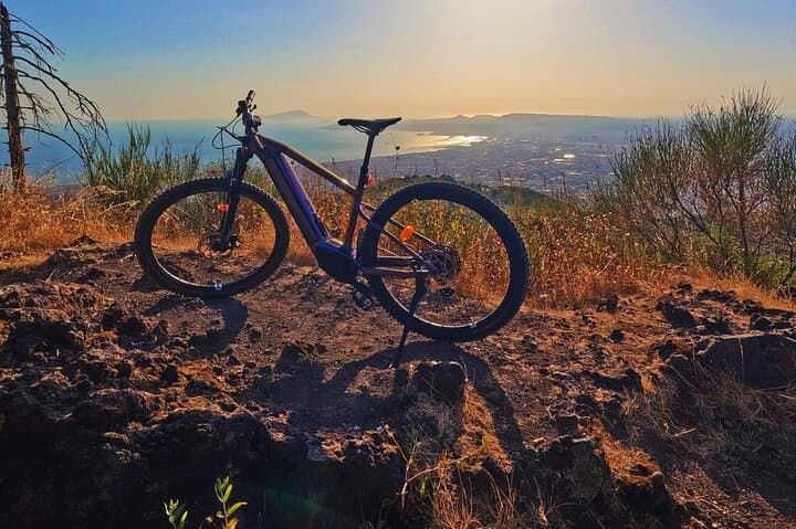 Naples E-Bike Tour Up Mount Vesuvius with Guided Winery Option