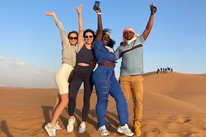 Private Dubai Morning Desert Safari with Dune Bashing in Lahbab Desert photo 2