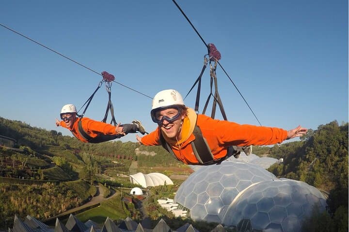 Skywire at Eden Project: England’s Fastest Zipline Over the Biomes