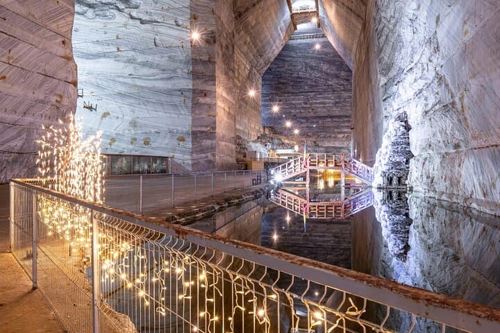 Explore Slănic Prahova Salt Mine: Underground Halls & Salt Sculptures from Brașov photo 6