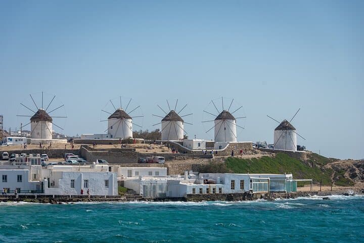 Half-Day Private Mykonos Essential Tour: Armenistis Lighthouse, Ano Mera & Kalafatis photo 3