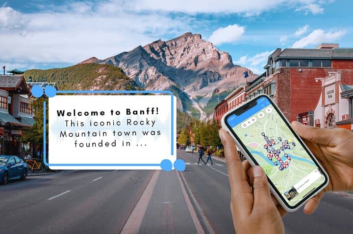 Banff Audio Walking Tour — Self-Guided Smartphone Route Along Banff Avenue