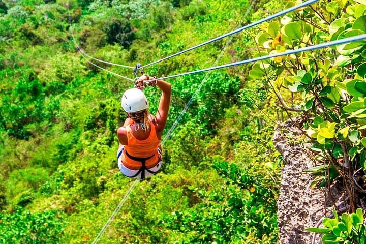 Punta Cana Zip Line Mountain Ride — 8-Line Canopy Tour with Safari Truck photo 4