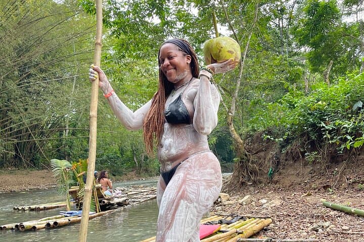 Montego Bay Bamboo Rafting & Limestone Foot Massage on the Great River