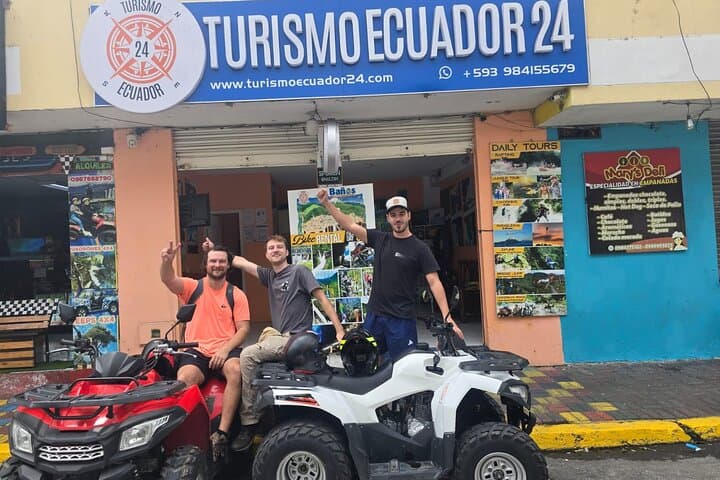 ATV Waterfall Route & Pailón del Diablo: 3-Hour Quad Adventure from Baños