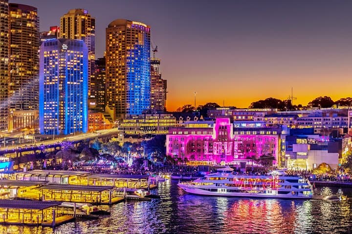 Vivid Sydney Harbour Lights & Fireworks Cruise: Best Waterfront Viewing photo 2