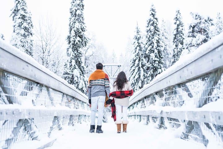 Rovaniemi Nature Photoshoot: Arctic Forest & Snow Portrait Session photo 6