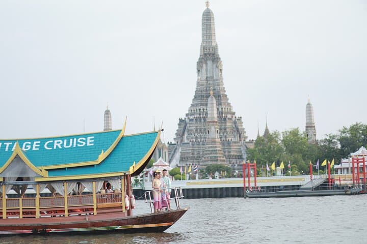 Sunset on the Chao Phraya: Private Heritage Boat Charter in Bangkok photo 5