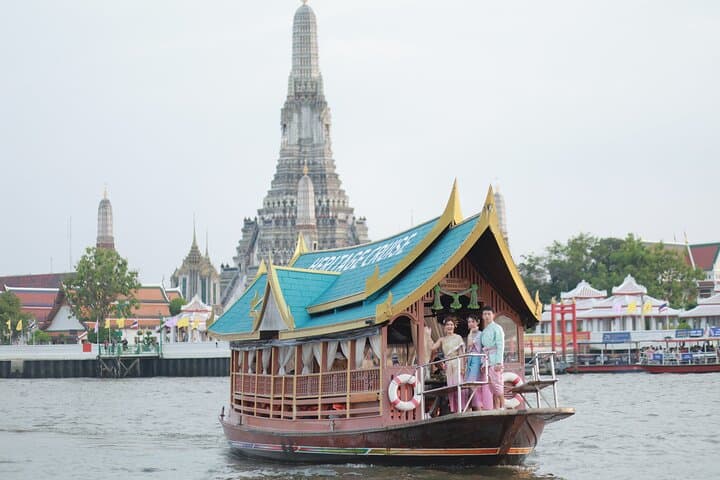 Sunset on the Chao Phraya: Private Heritage Boat Charter in Bangkok