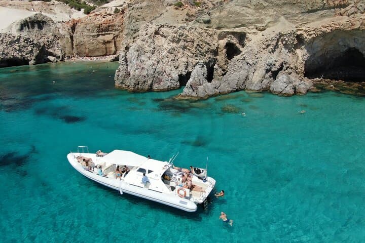 Speedboat to Kleftiko: Half-Day Milos Cruise & Guided Snorkeling photo 5