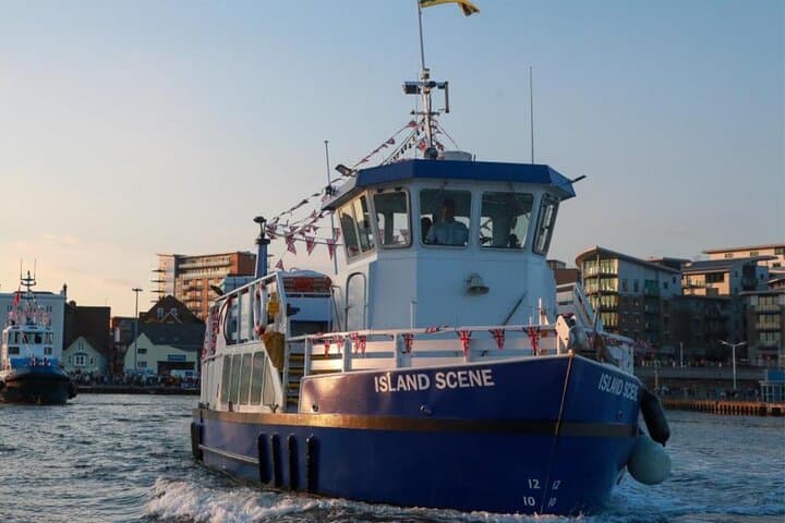 Poole Harbour Lights Cruise: Sunset Sail to Brownsea Island & Sandbanks