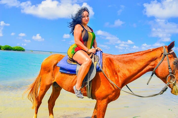 Montego Bay Horseback Riding and Swim Experience | Beach Horse Ride in Jamaica