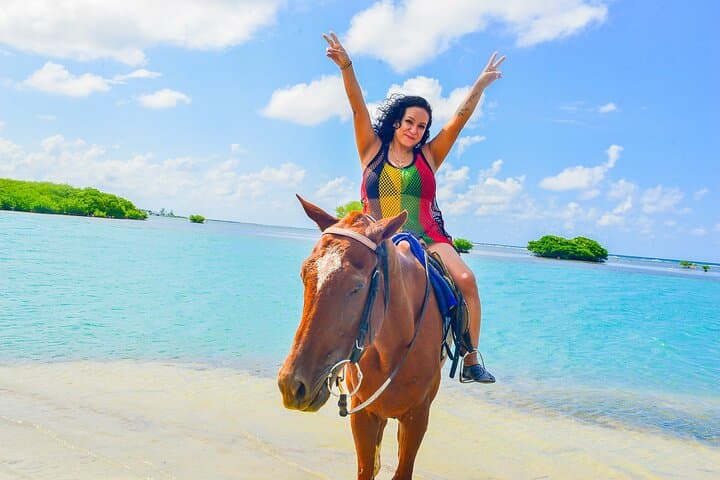 Montego Bay Horseback Riding and Swim Experience | Beach Horse Ride in Jamaica photo 6