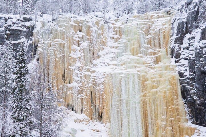 Rovaniemi to Korouoma Canyon: Ice Waterfalls Day Tour with BBQ photo 4