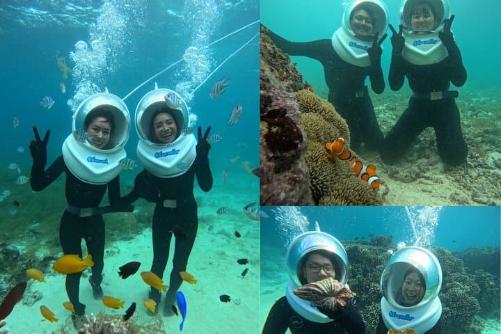 Underwater SeaWalker on Ishigaki Island — Walk the Coral Reefs in a Helmet