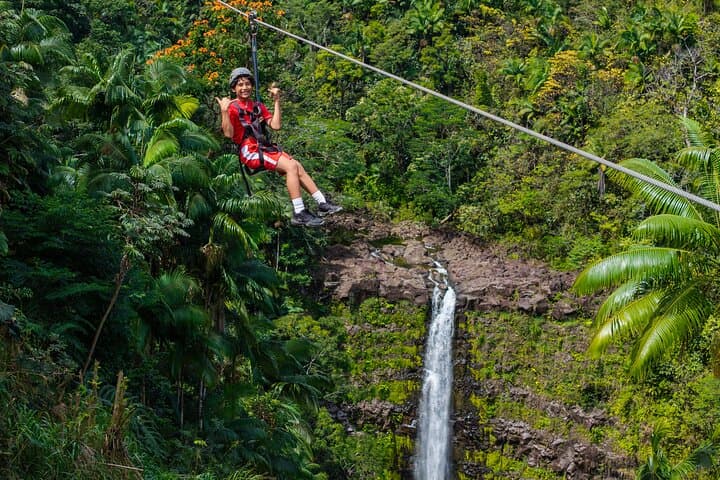 Hilo Waterfall Zipline at Kolekole Falls — Shore Excursion with Cruise Pickup photo 2