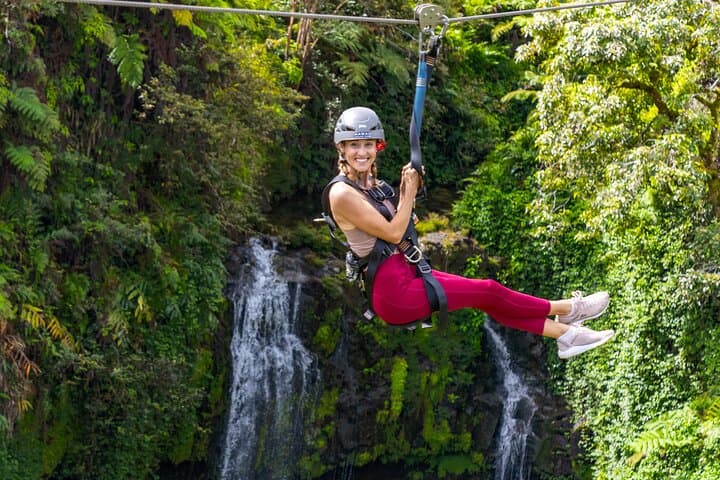 Hilo Waterfall Zipline at Kolekole Falls — Shore Excursion with Cruise Pickup photo 3