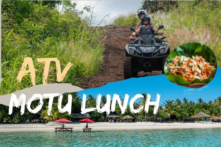 Bora Bora Full-Day ATV & Motu Pass: Mount Views, Polynesian Lunch, Lagoon Swim