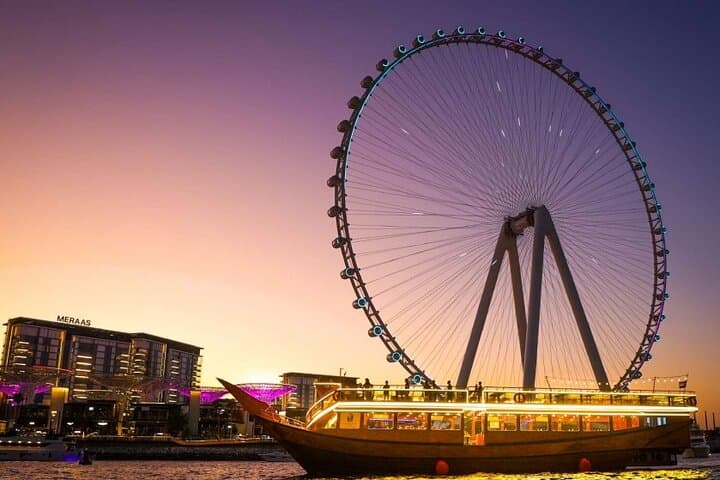 Dubai Marina Dinner Cruise on Jack Sparrow: Dhow Dinner & Live Tanoura Show photo 3