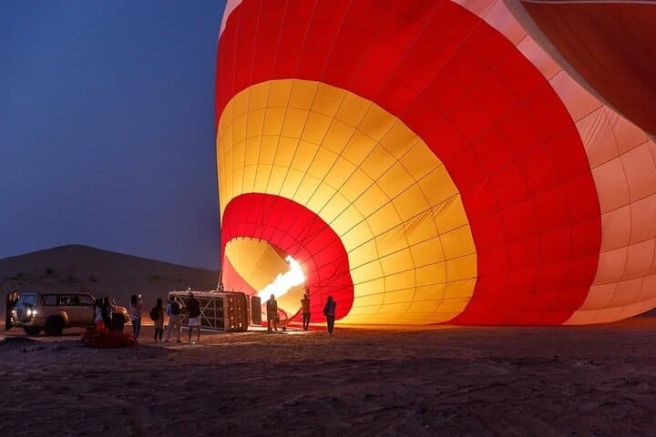 Sunrise Hot Air Balloon Over Dubai Desert Reserve — 60-Min Flight, Falconry & Breakfast photo 5
