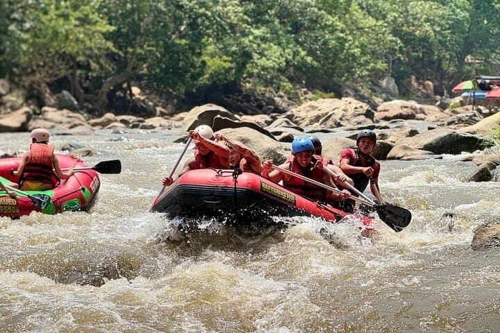 Sticky Waterfall and Double Rafting Adventure near Chiang Mai