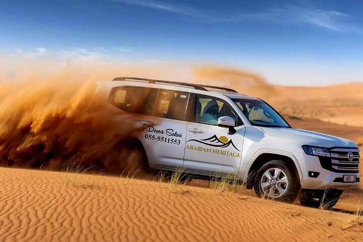Evening Dubai Desert Safari with Quad Bikes, BBQ & Live Shows