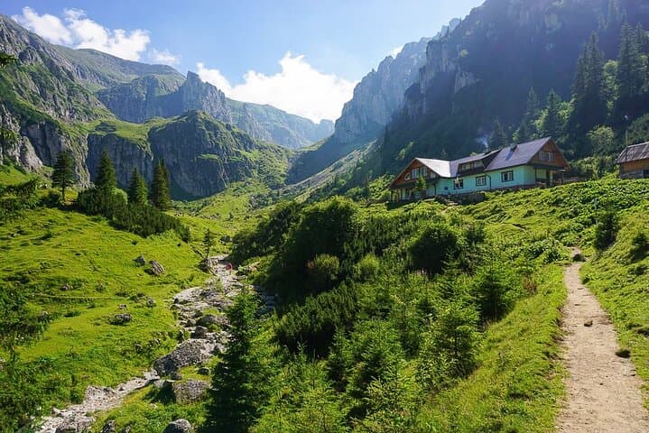 Guided One-Night Hike to Mălăiești Hut from Bucharest — Bucegi Mountains Escape