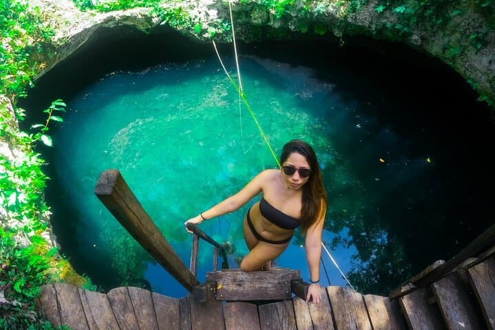 Cenotes Adventure Tour from Cancun: Pakal, Jaguar Cave & Cats photo 2