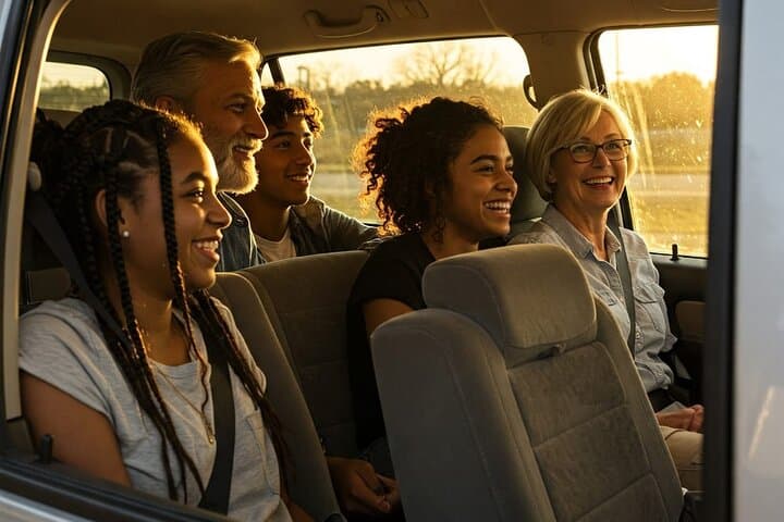 Private 10-Passenger Van: Times Square to Newark (EWR) Airport Transfer