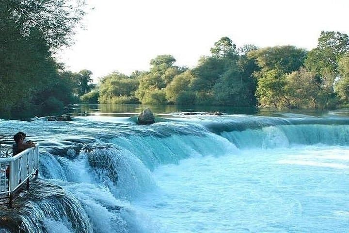 Manavgat River Boat, Waterfall & Bazaar Tour from Side — Swim Where River Meets the Sea photo 2