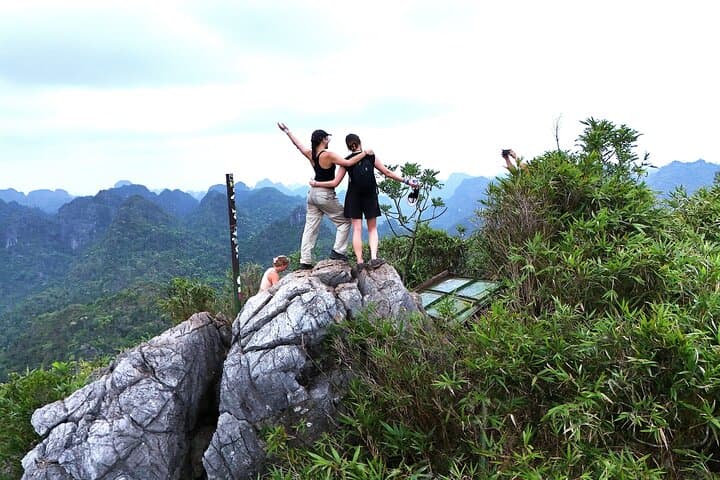 Half-Day Hike to Ngu Lam Peak & Hospital Cave in Cat Ba National Park