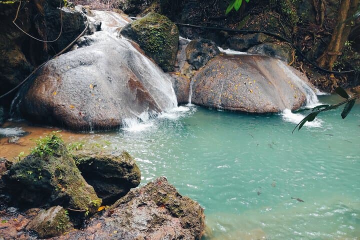 Kanchanaburi Day Tour — Erawan Waterfall & Death Railway: Swim, History, Scenic Train photo 2