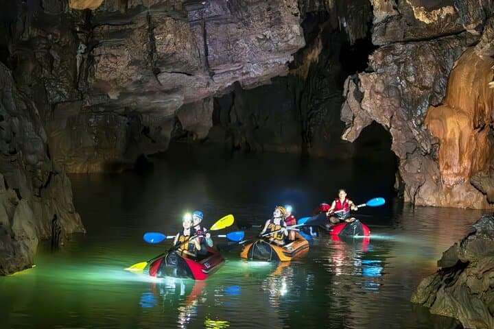 Full-Day Phong Nha Cave Tour: Paradise Cave, Dark Cave Zipline & Chay River Adventure photo 1