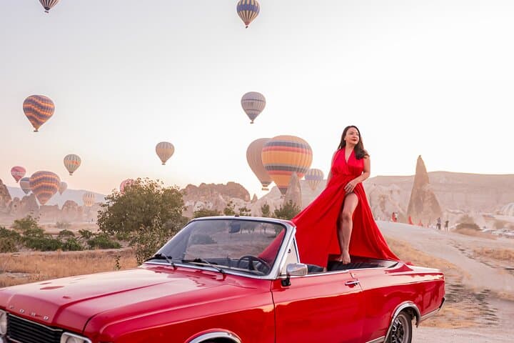 Cappadocia Classic Car Tour: Devrent, Pasabagi, Uchisar & Love Valley in 2 Hours photo 3