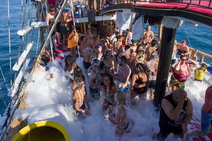 Blue Laguna Dolphin Cruise and Manavgat River Trip from Side — Swim, Foam Party & Lunch photo 5