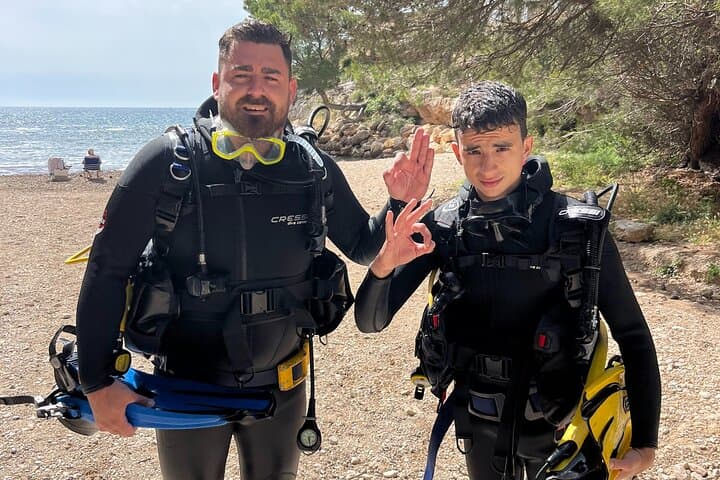 First Sea Dive in Cambrils: Introductory Diving Christening at Cala Vidre photo 3