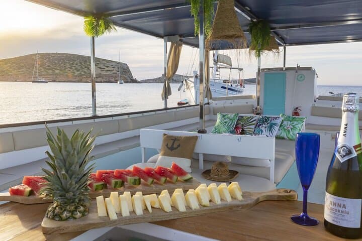 Ibiza Private Boat Cruise: Half-Day Watersports, Tapas & Sunset Views photo 3