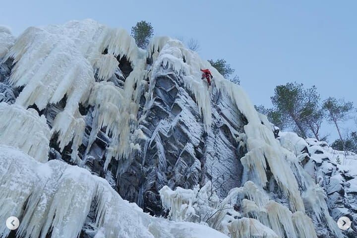 Rovaniemi to Korouoma Canyon: Ice Waterfalls Day Tour with BBQ photo 3