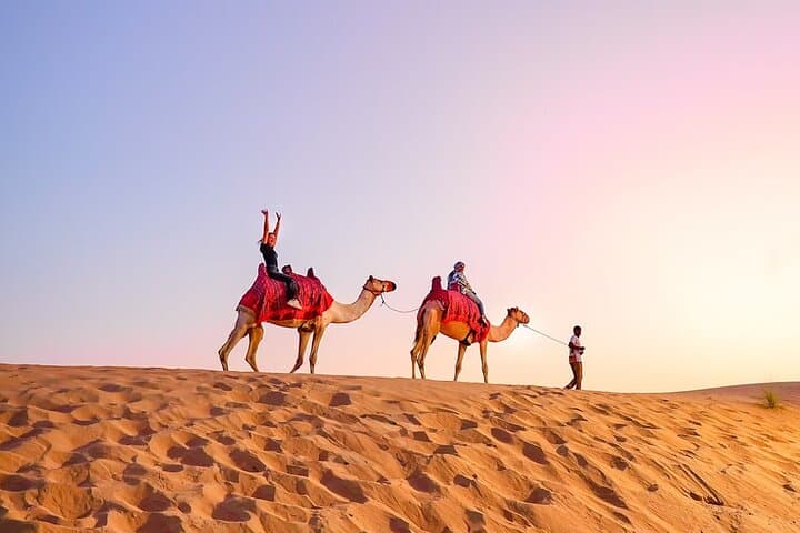 Evening Desert Safari Dubai: Red Dunes, Dune Bashing & BBQ Camp photo 3