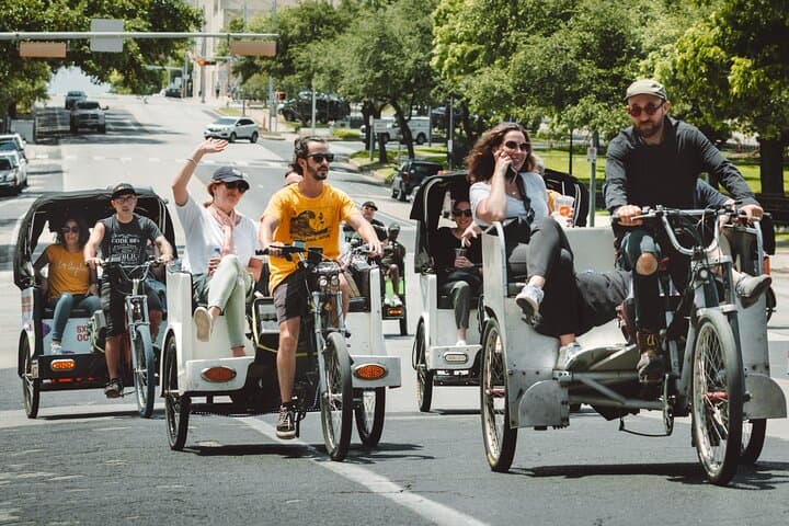Private Pedicab Tour of Austin: 1-Hour Motorized Ride to the Capitol, Lady Bird Lake & 6th Street photo 3
