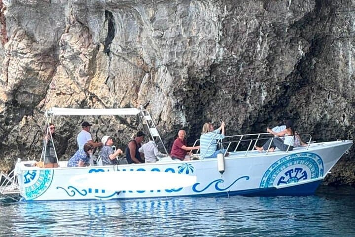 Taormina Coast Boat Tour: Isola Bella, Blue Grotto & Dolphin Watching