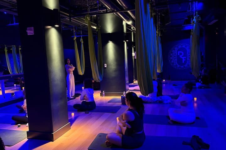 Floating Sound Bath Miami Beach: Aerial Hammock Wellness Experience photo 2