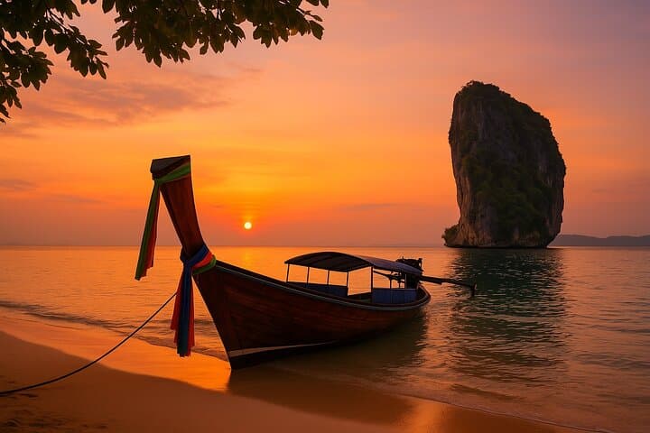 Early-Bird Krabi 4-Islands Private Longtail Boat: Poda, Chicken, Tup & Railay photo 1