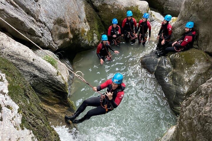 Canyoning at the Foot of Mont Blanc — Chamonix Alpine Canyon Descent photo 6