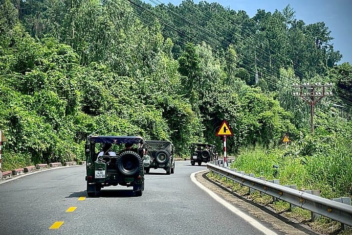 Hai Van Pass Jeep Tour from Da Nang: Swim Mo Waterfall & Lunch at Lang Co photo 2