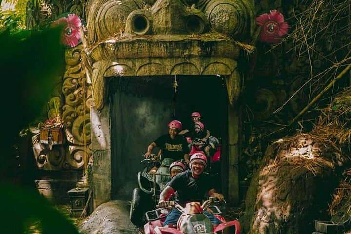 Barong Cave ATV Adventure in Sukawati: Off-Road Trails, Rivers & Rice Fields